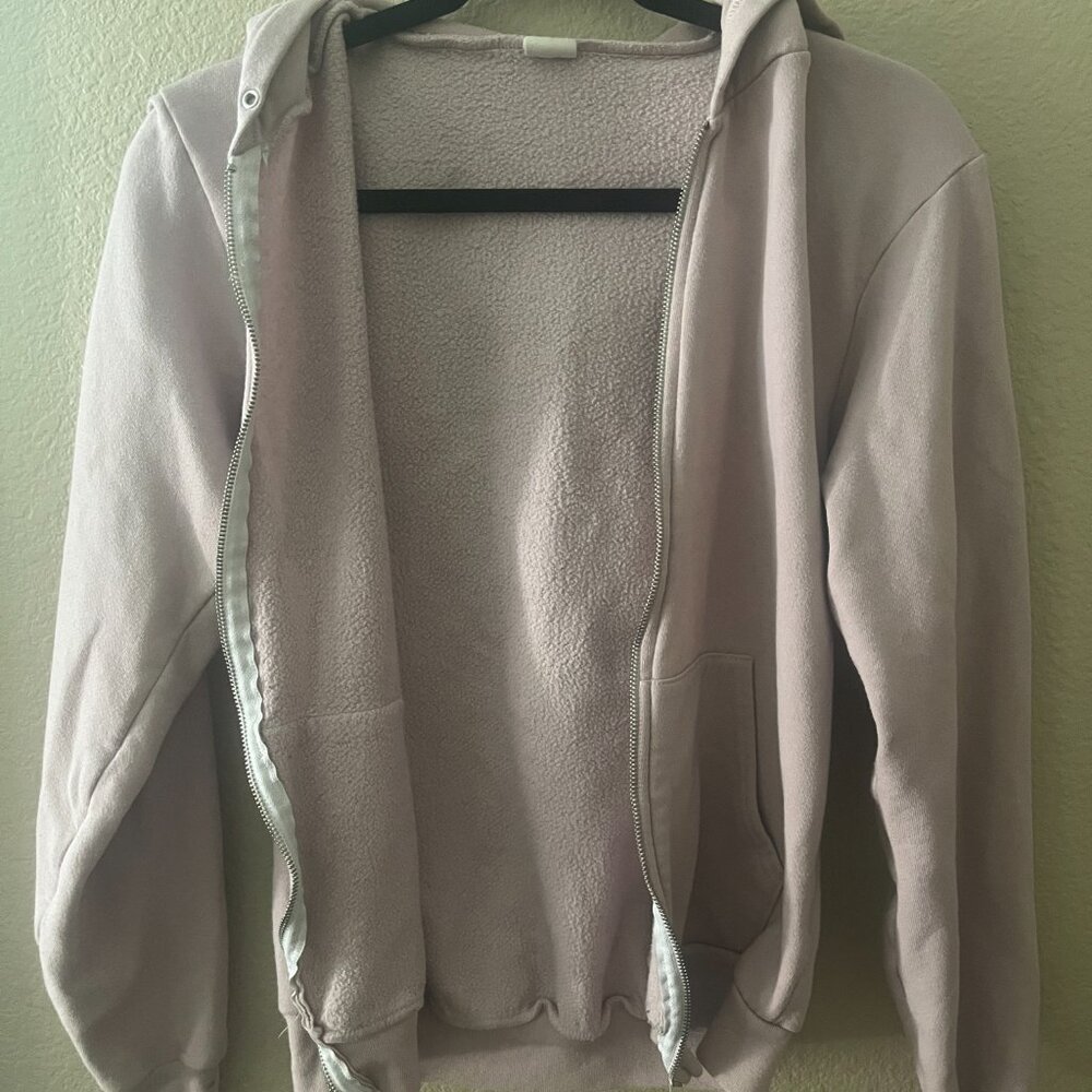 Alpha Gamma Delta (OSU) Light/Muted Pink Zip-Up Hoodie